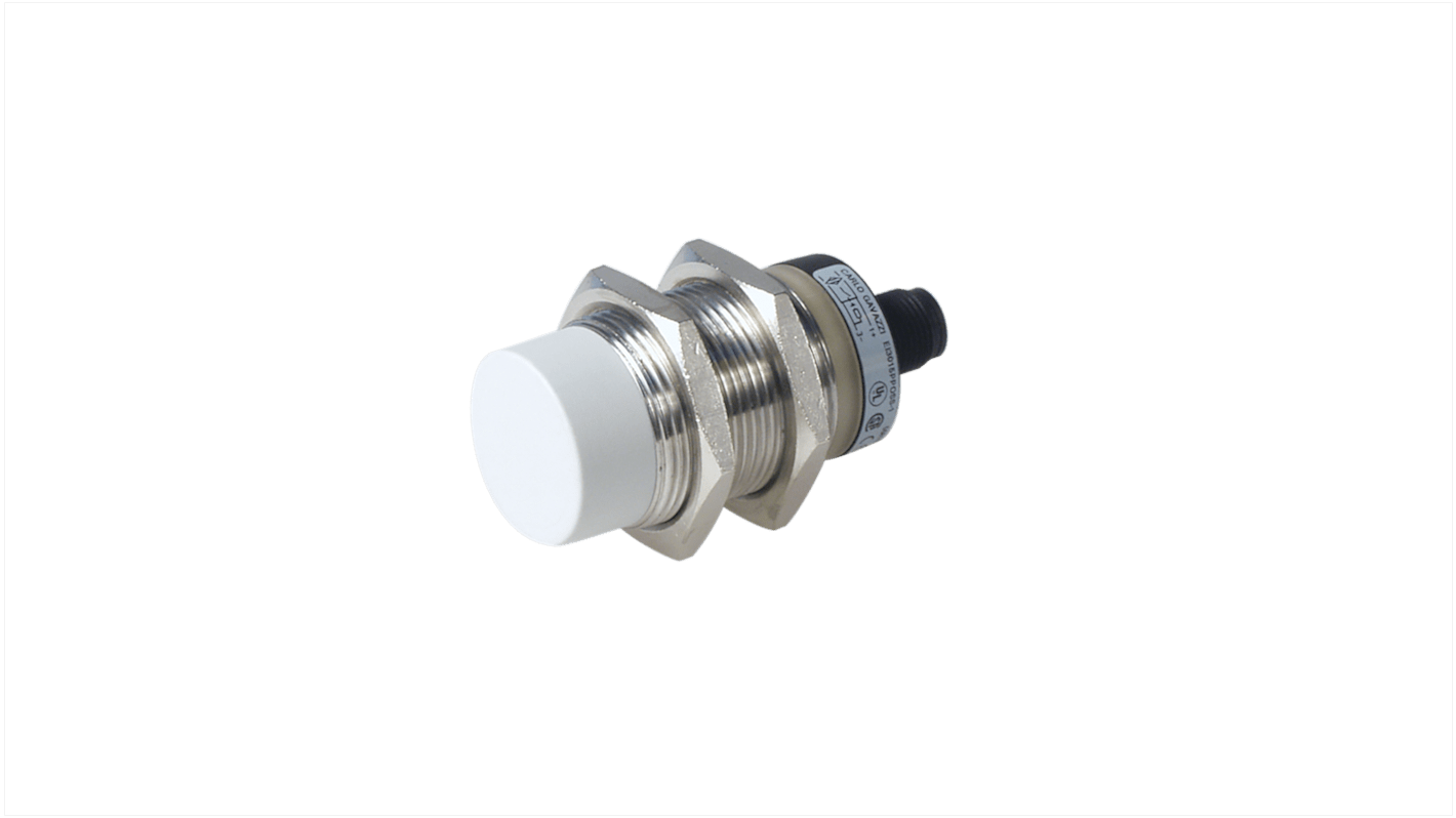 Sensor inductivo Carlo Gavazzi, M30 x 1.5, alcance 15 mm, salida NPN, 10 → 40 V CC, IP67