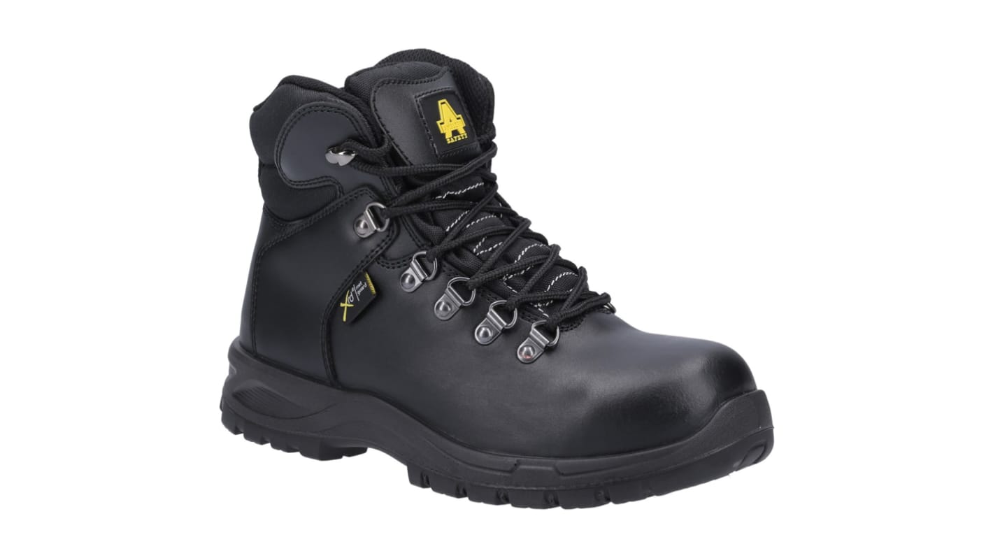 Amblers AS606 JULES Black Steel Toe Capped Women's Safety Boots, UK 4, EU 37