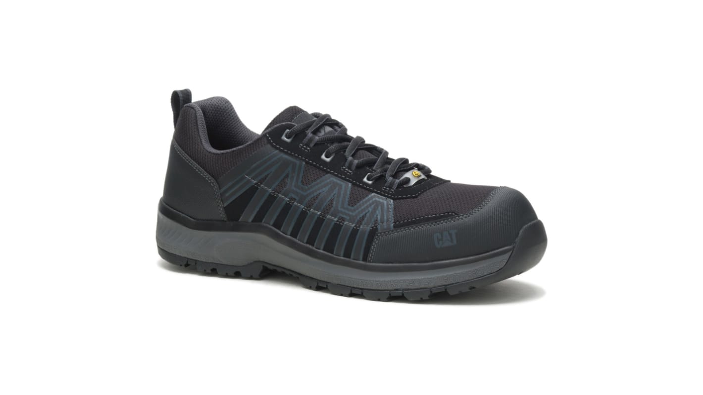 Caterpillar CHARGE Unisex Black Toe Capped Safety Shoes, UK 11, EU 45