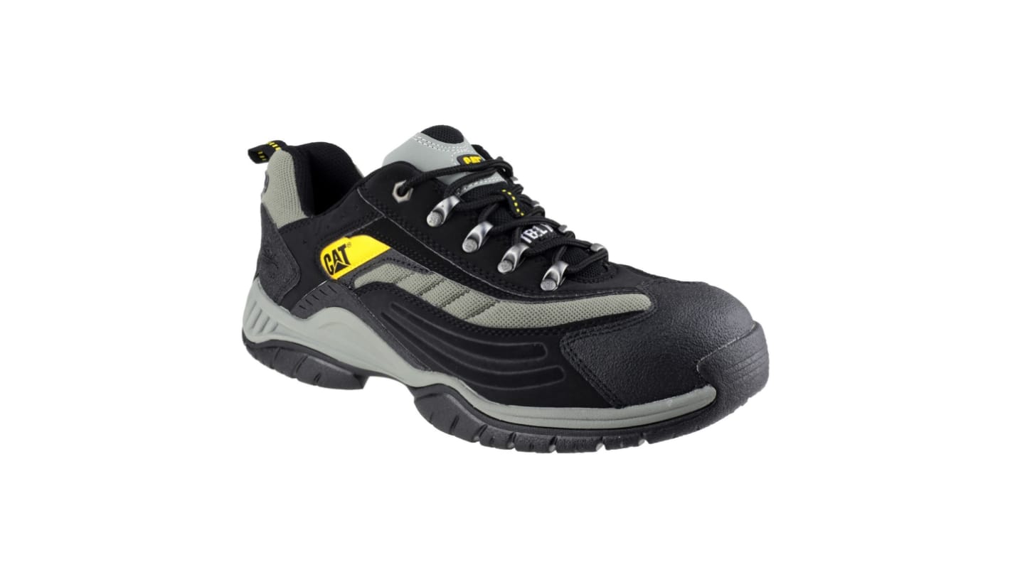 Caterpillar MOOR Unisex Black Steel Toe Capped Safety Shoes, UK 6, EU 40