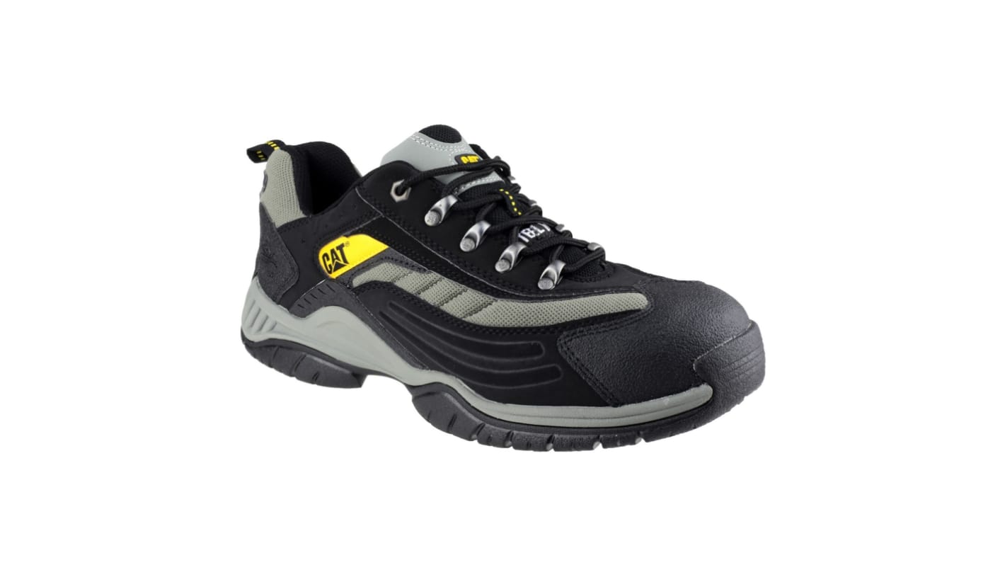 Caterpillar MOOR Unisex Black Steel Toe Capped Safety Shoes, UK 10, EU 44