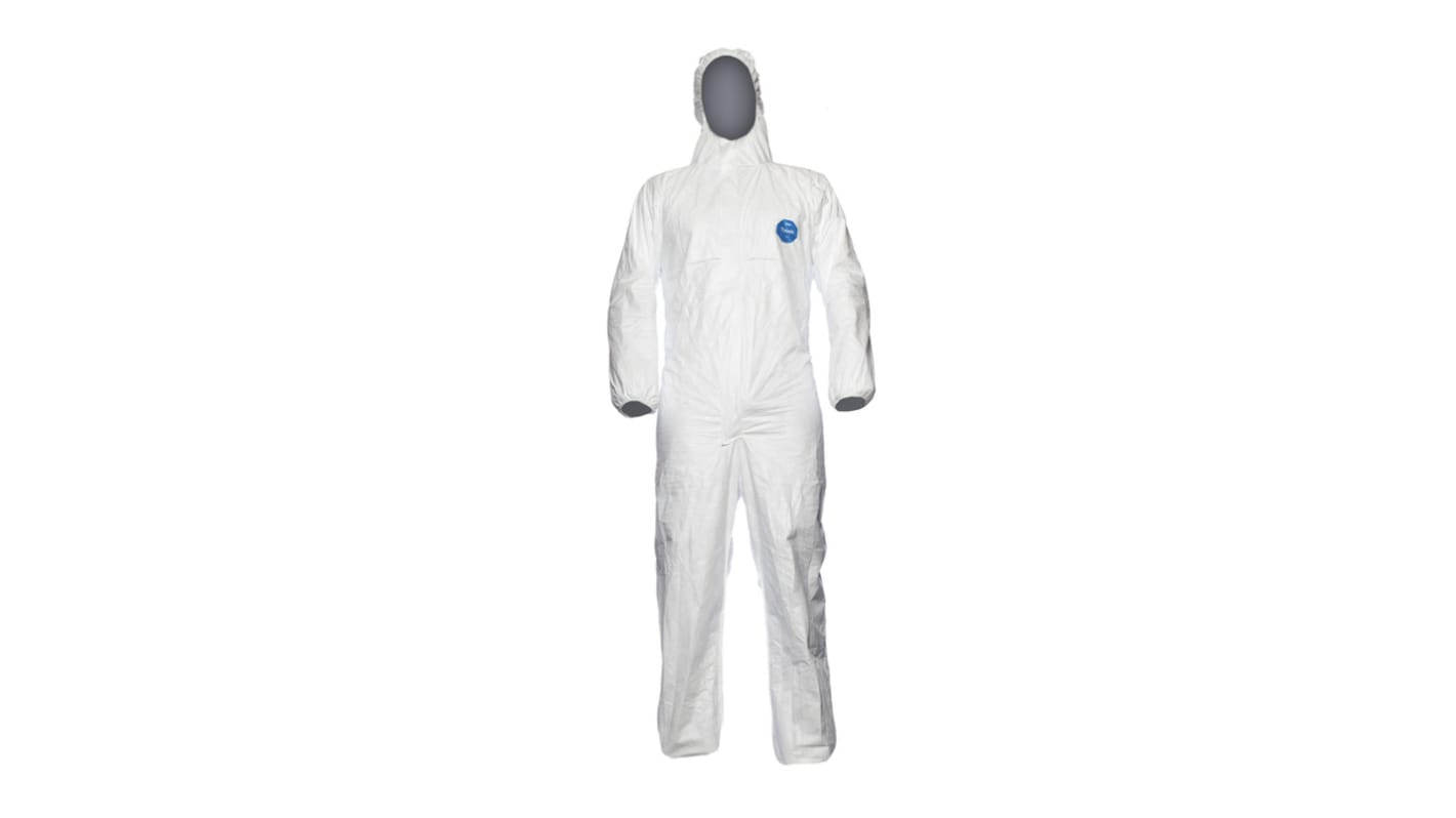 Tuta da lavoro Unisex tg. L, col. Colore bianco