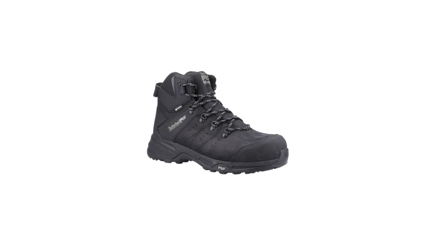 Timberland 37405 Black Composite Toe Capped Unisex Safety Boots, UK 8, EU 42