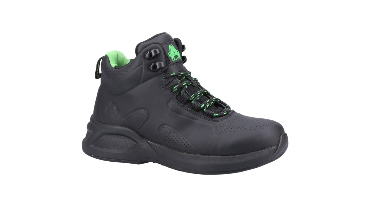 Amblers 37462 Black Steel Toe Capped Women's Safety Boots, UK 5, EU 38