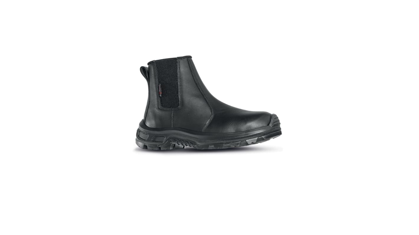 Water-resistant safety shoes with soft F