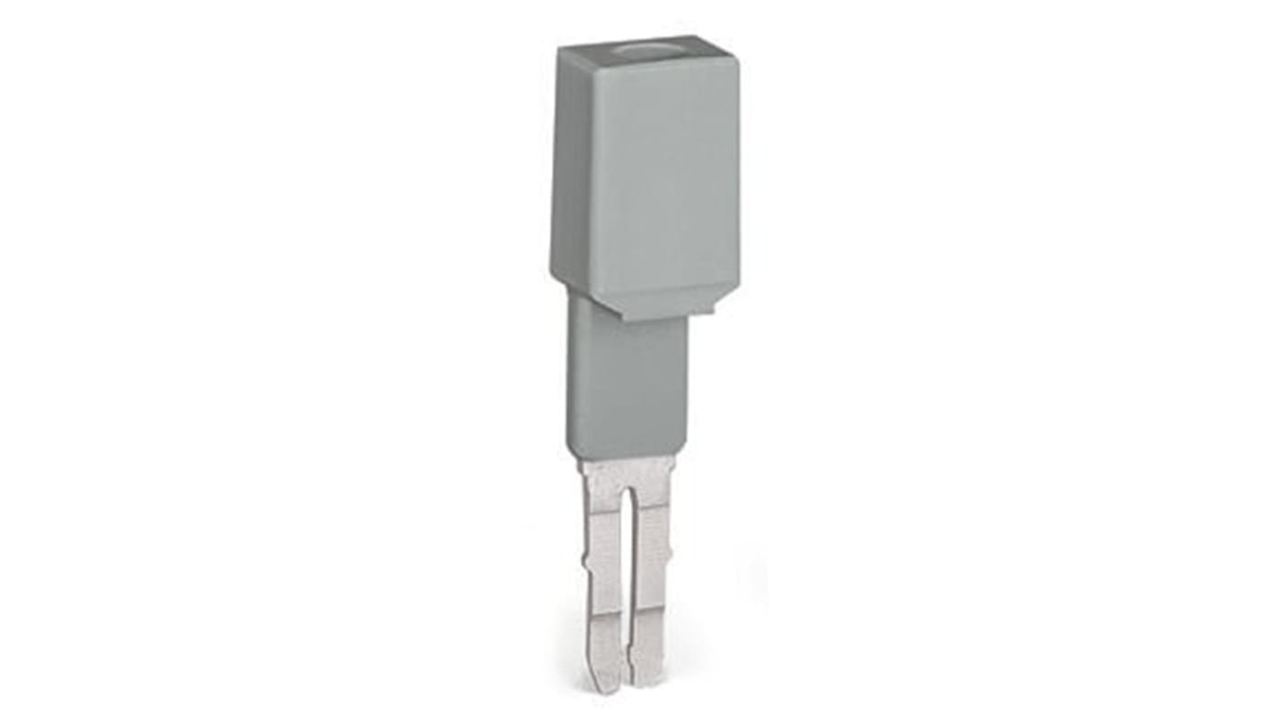 Wago 4 mm Bananenstecker Grau Steckbar