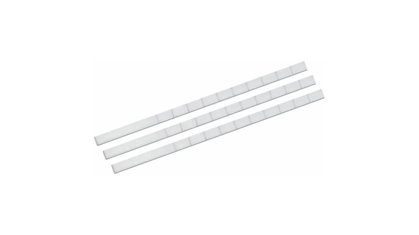 Wago 209 Snap On Cable Marker, White, Pre-printed "12, Numbers", for Terminal Block