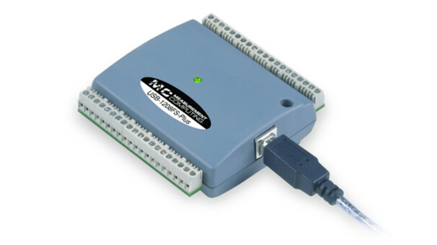 Digilent USB-1408FS-Plus, 2 csatornás Adatgyűjtés, 48ksps