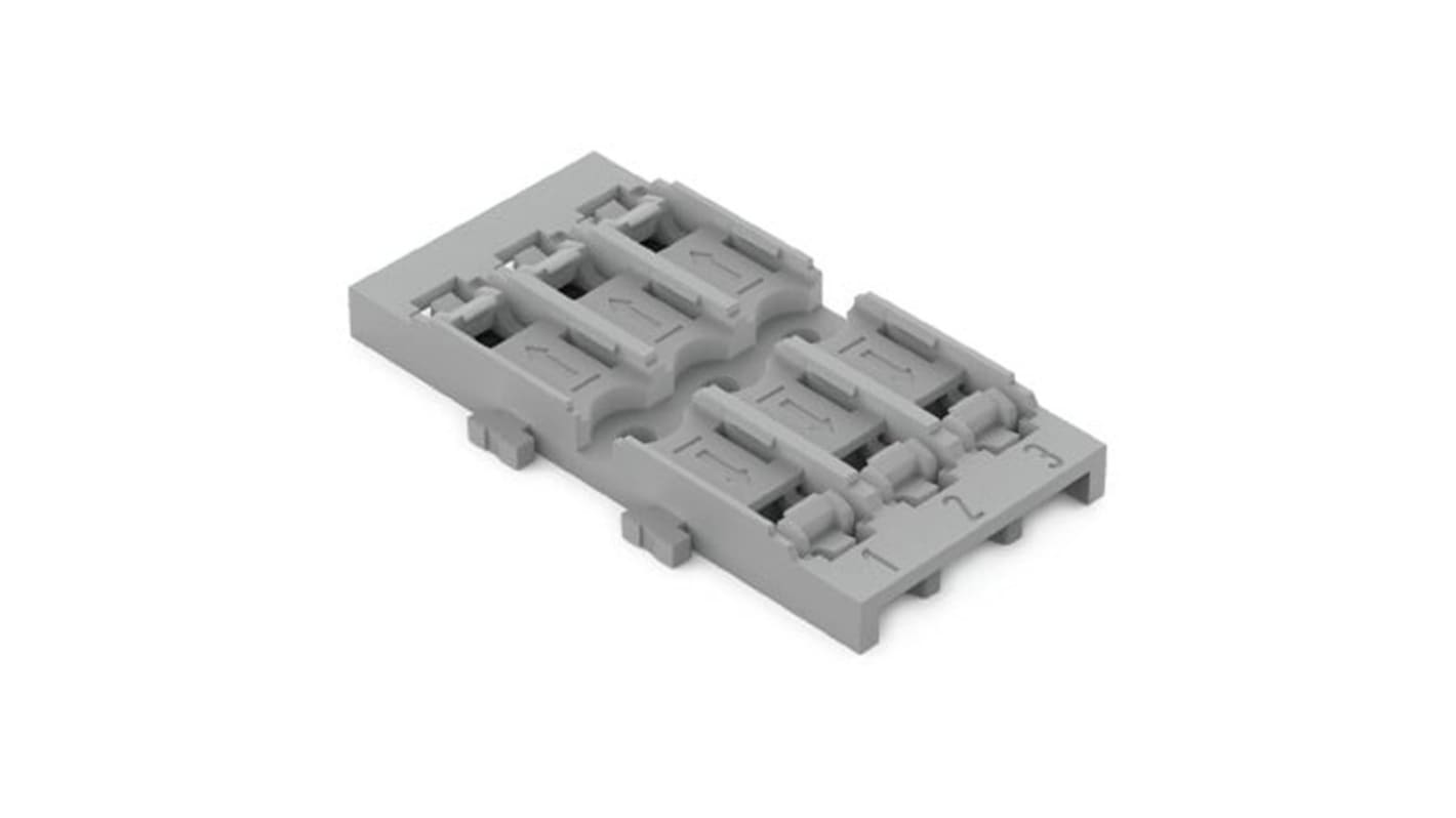 Wago 221 Series Mounting Carrier for Use with DIN Rail Terminal