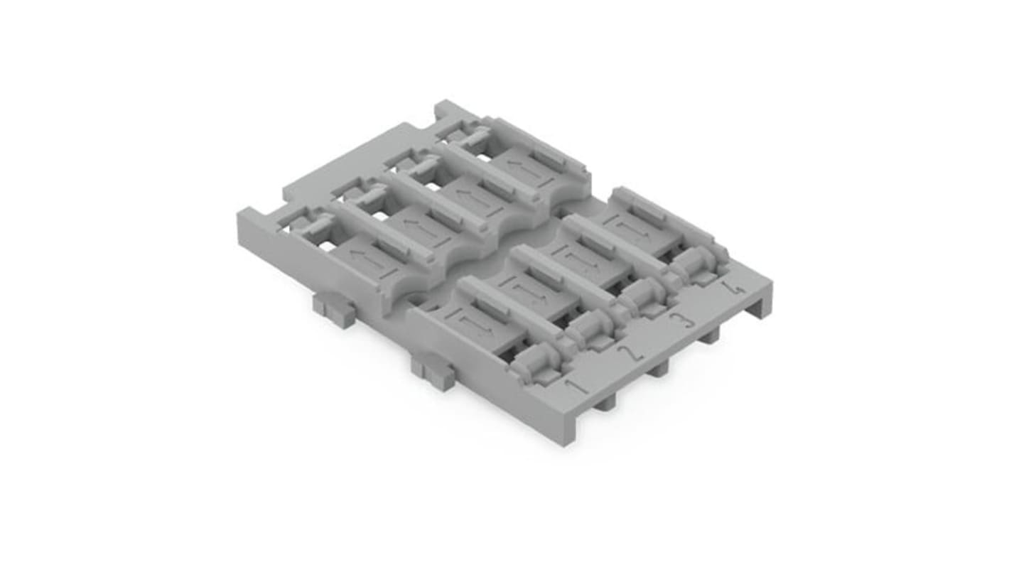 Wago 221 Series Mounting Carrier for Use with DIN Rail Terminal