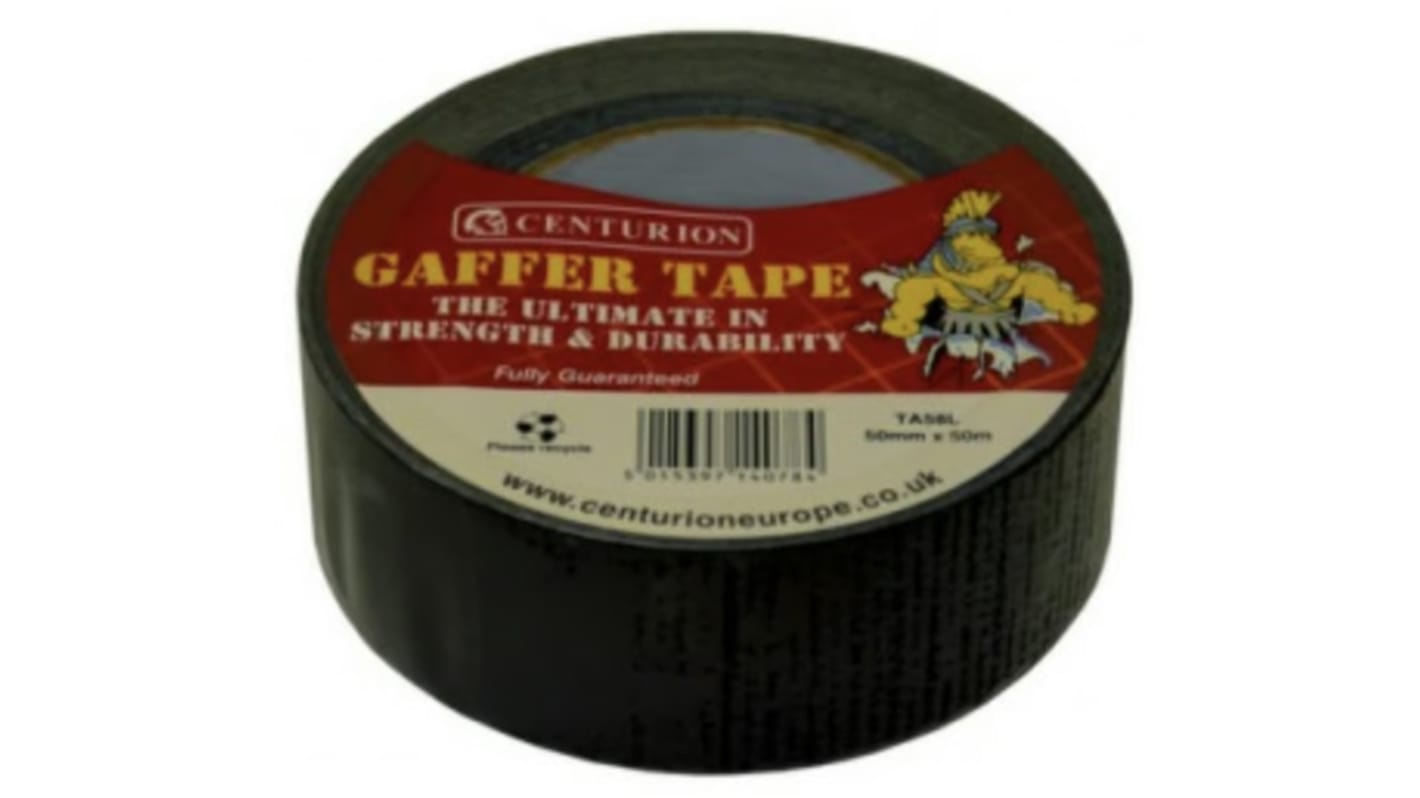 The Safety Supply Company SCXO-CI Black PE Gaffa Tape, 50mm x 50m, 0.17mm Thick