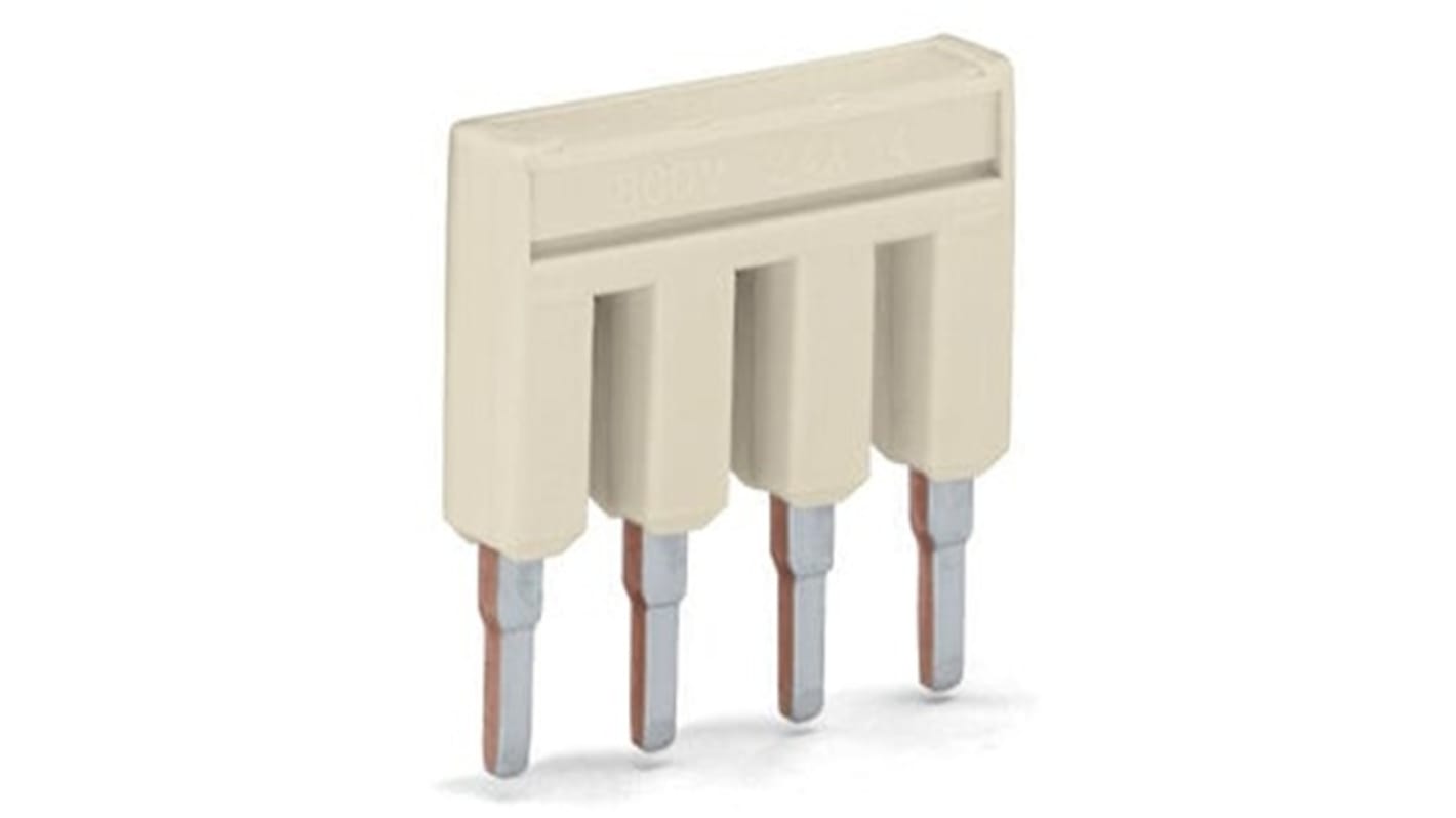 Wago TOPJOB S Series Jumper for Use with DIN Rail Terminal Block, 17.5A