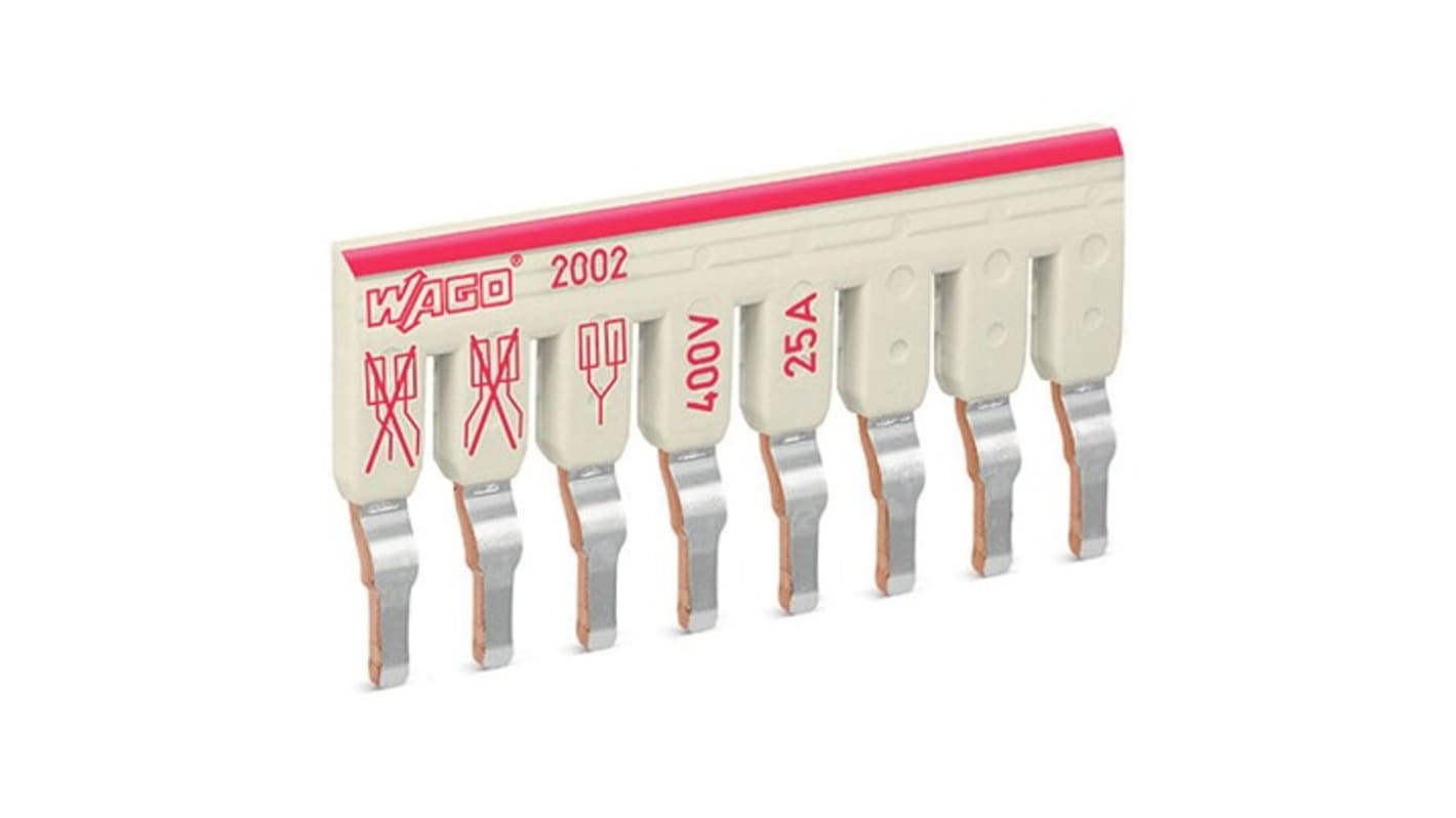 2002478 Wago TOPJOB S Series Staggered Jumper for Use with DIN Rail