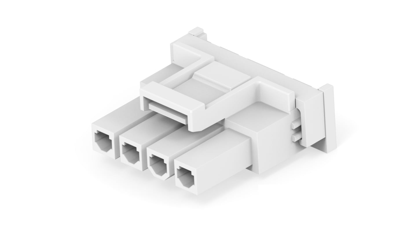 TE Connectivity Rectangular Connector Housings, 4 Way, 9A, Socket, VAL-U-LOK, Cable Mount