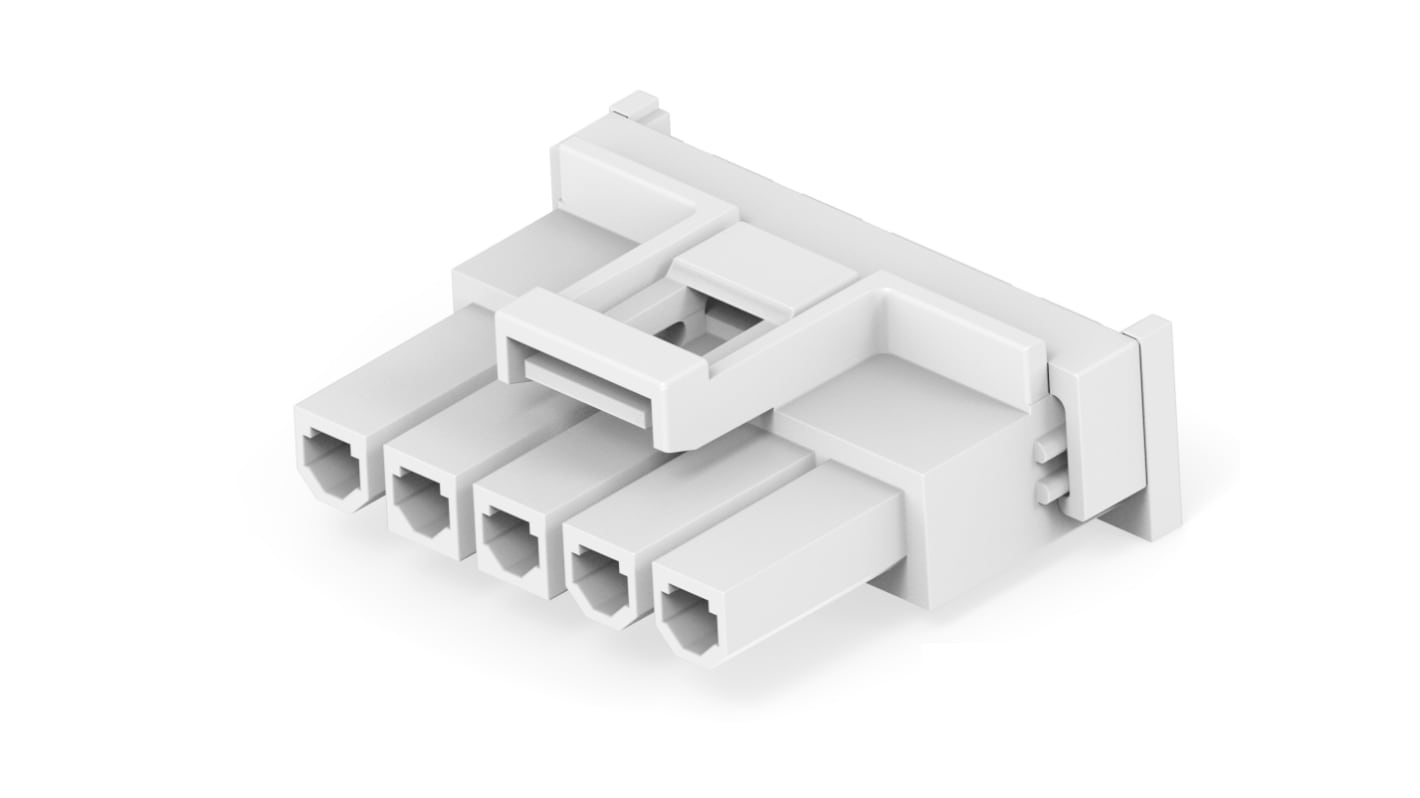 TE Connectivity Rectangular Connector Housings, 5 Way, 9A, Receptacle, VAL-U-LOK, Cable Mount