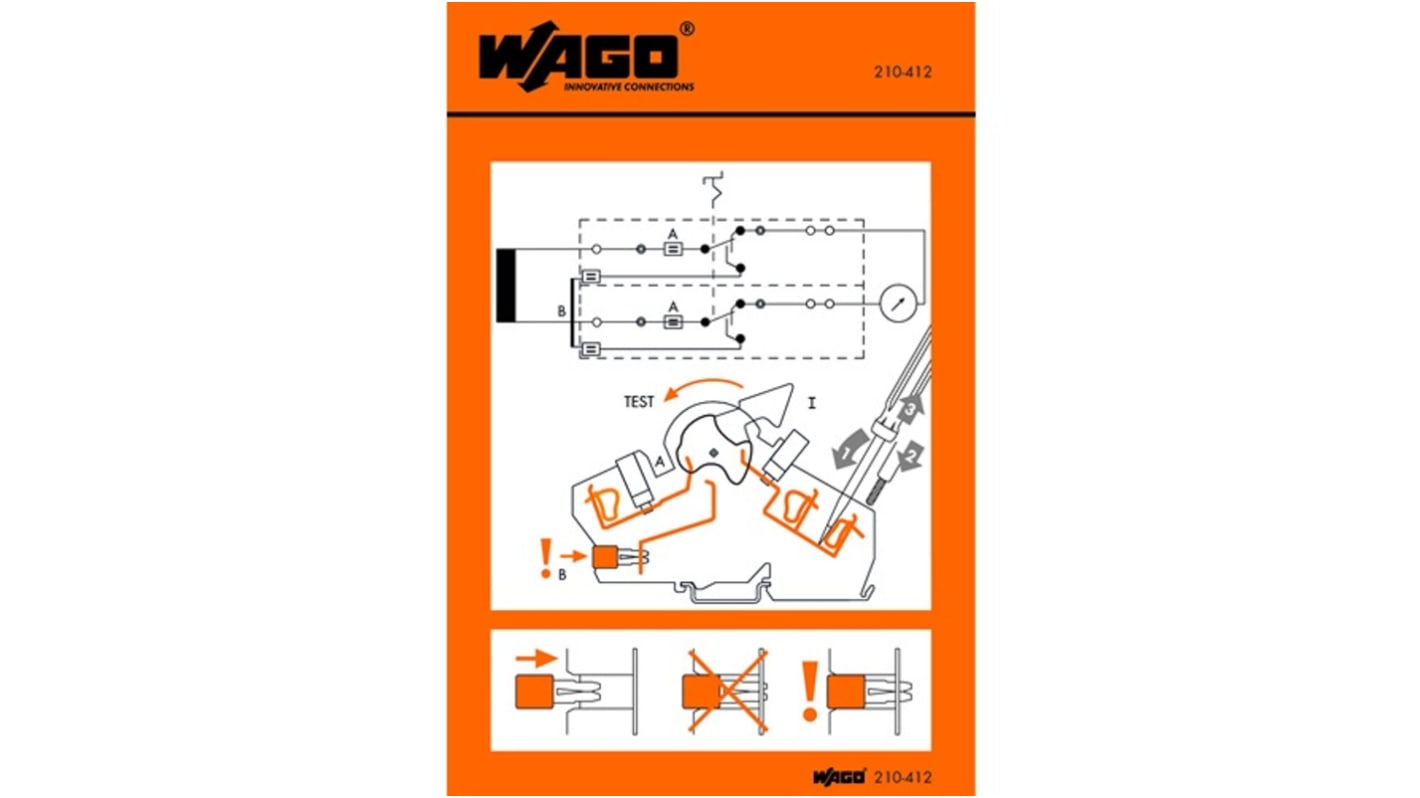 Wago Adhesive Pre-Printed Adhesive Label