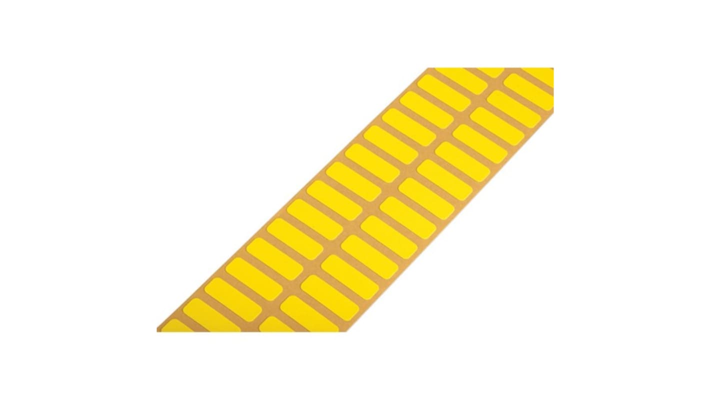 Wago Yellow Adhesive Printer Label, Pack of 3000EA