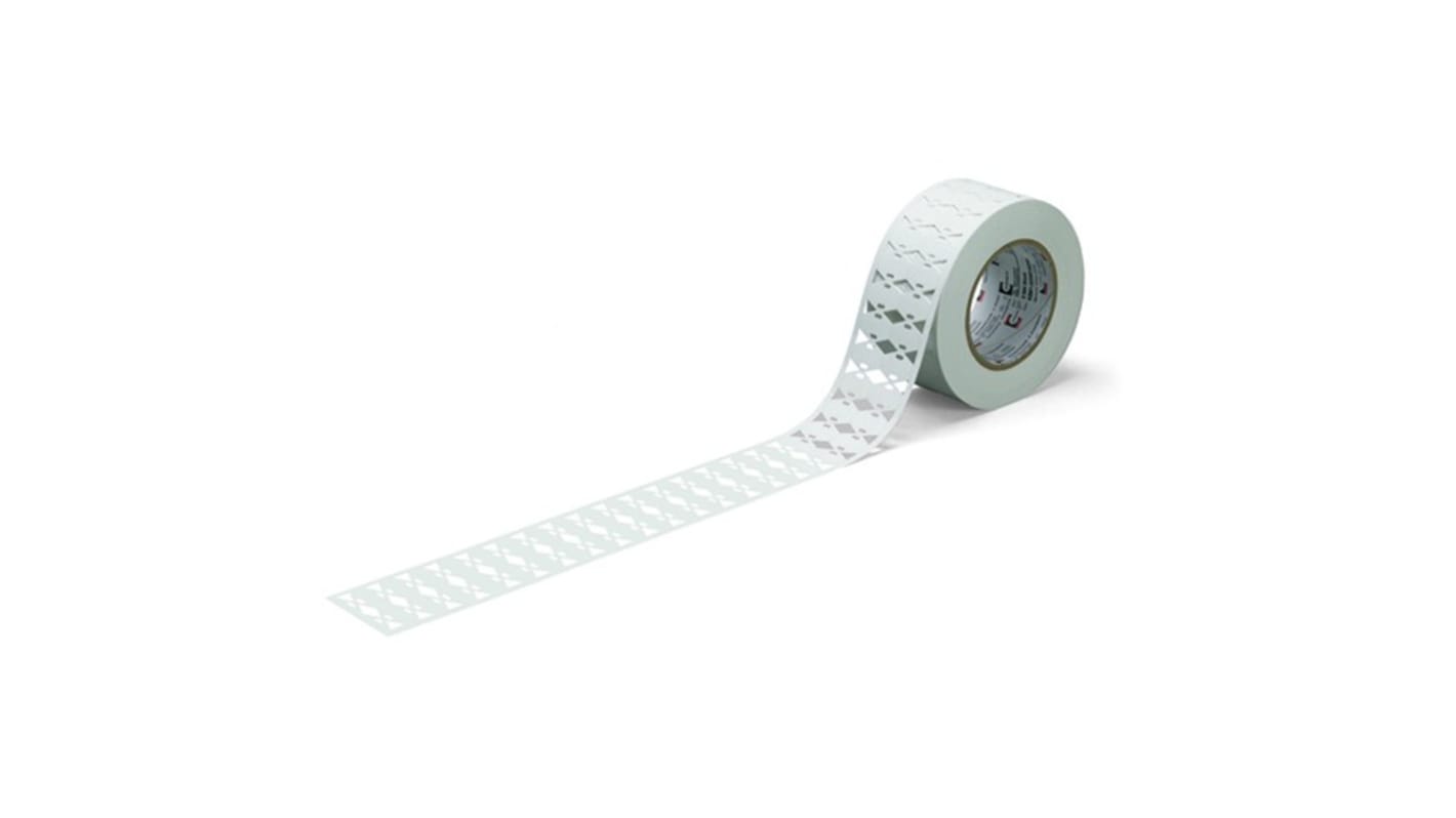 Wago 211 White Cable Labels, 25mm Width, 10mm Height, 3500Per Roll Qty