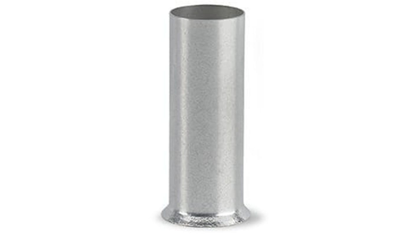 Wago 216 Hülse, Stift ø 11mm, Silber, 25mm, Unisoliert