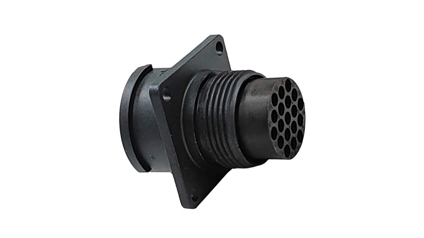 Amphenol Industrial Circular Connector, 3 Contacts, Flange Mount, Socket, Female, IP67, IP68, IP69K, FLS014xxxS03 Series