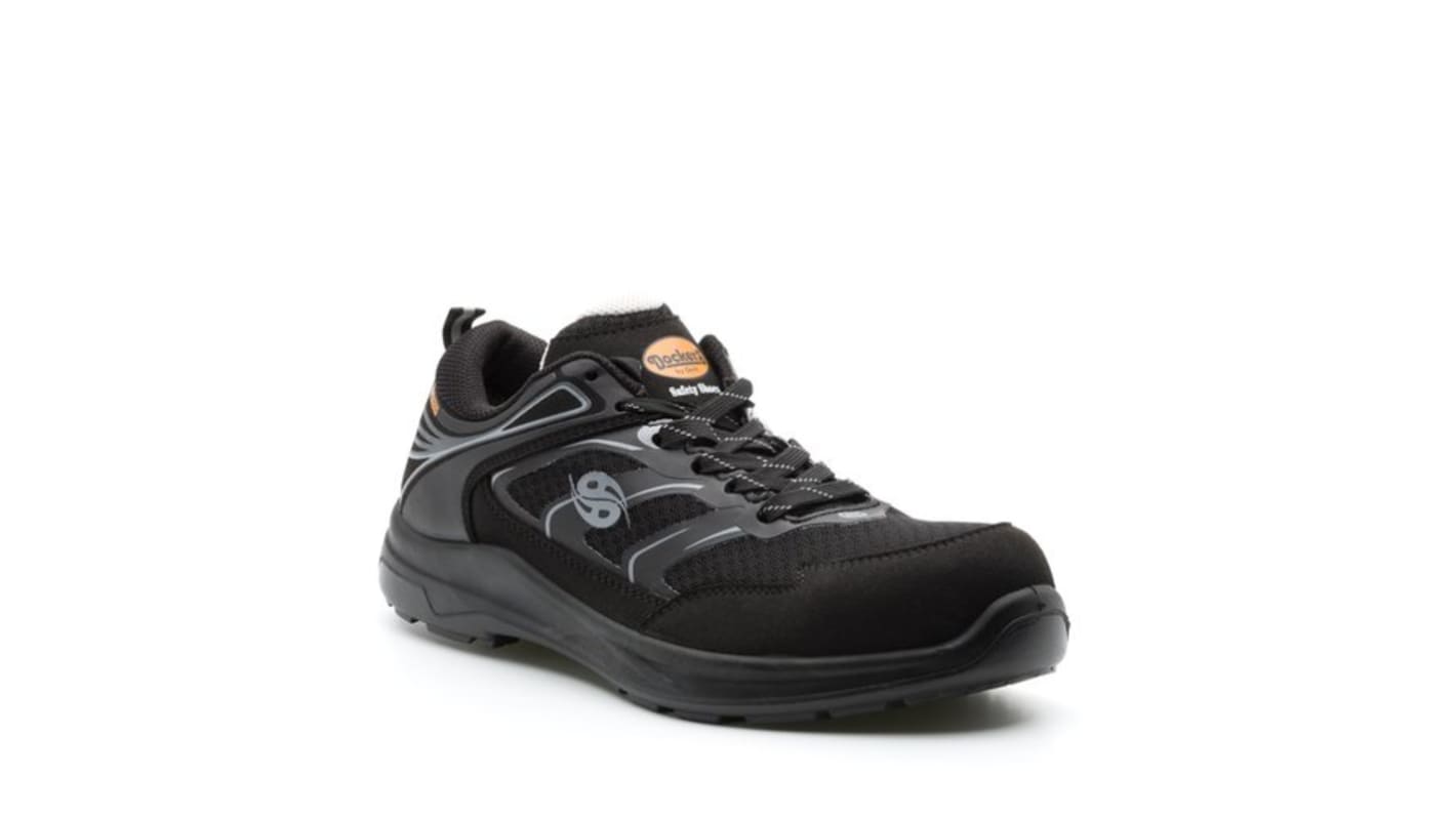 Dockers by Gerli RUNTEK S1P Unisex Black Composite Toe Capped Safety Shoes, UK 3, EU 36