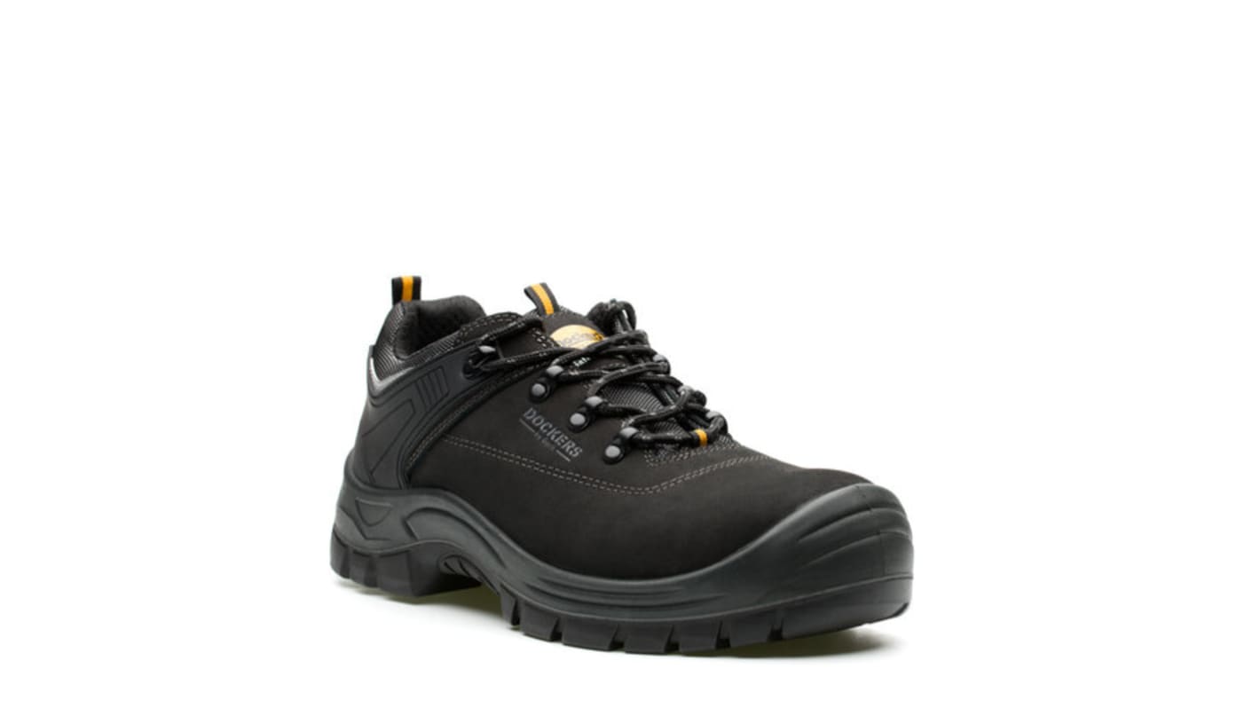 Zapatos de seguridad Unisex Dockers by Gerli de color Negro, talla 48, S3 SRC