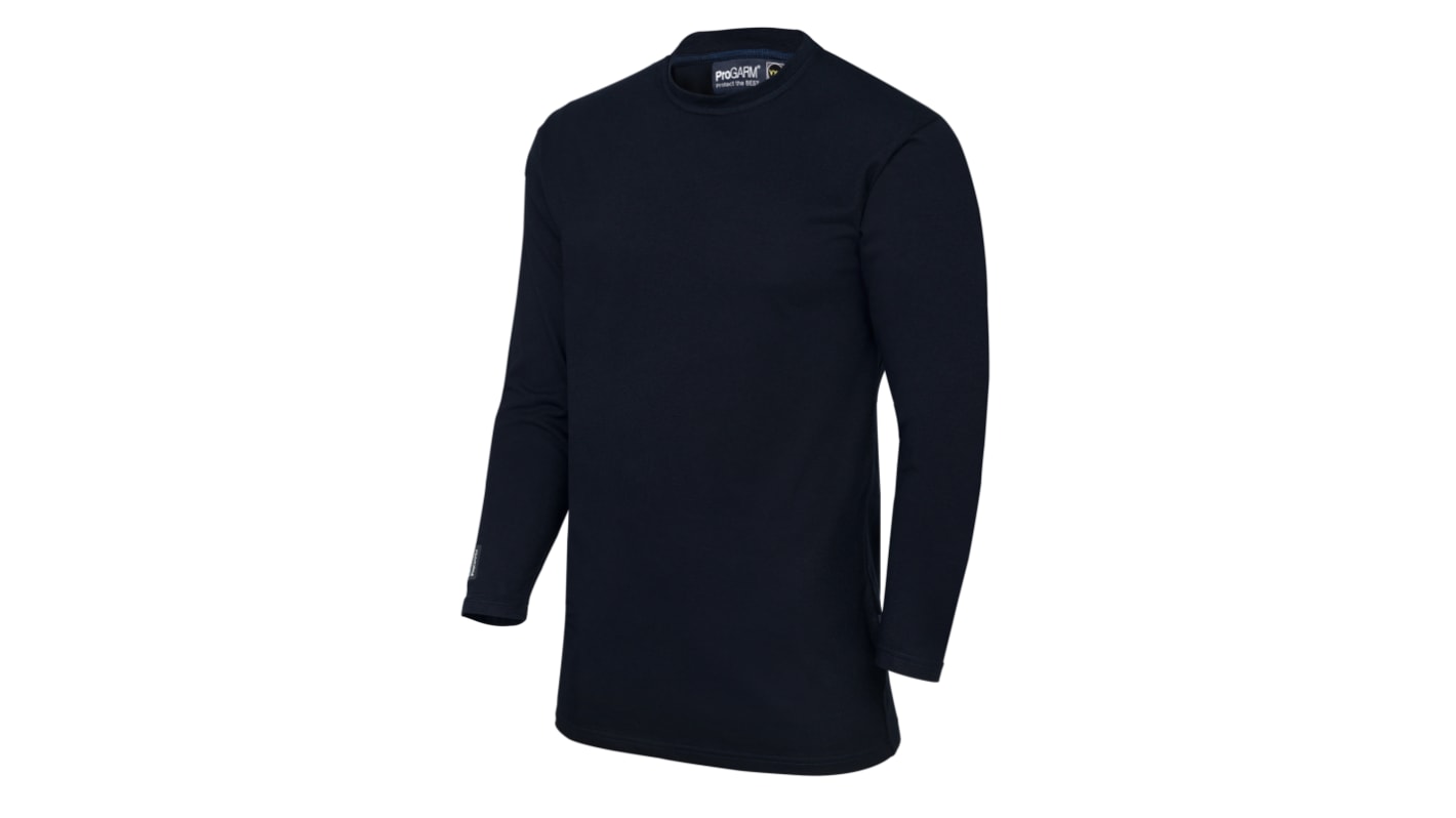 ProGARM Navy VXS+ jersey fabric Long Sleeve T-Shirt, UK- L, EUR- 52 → 56