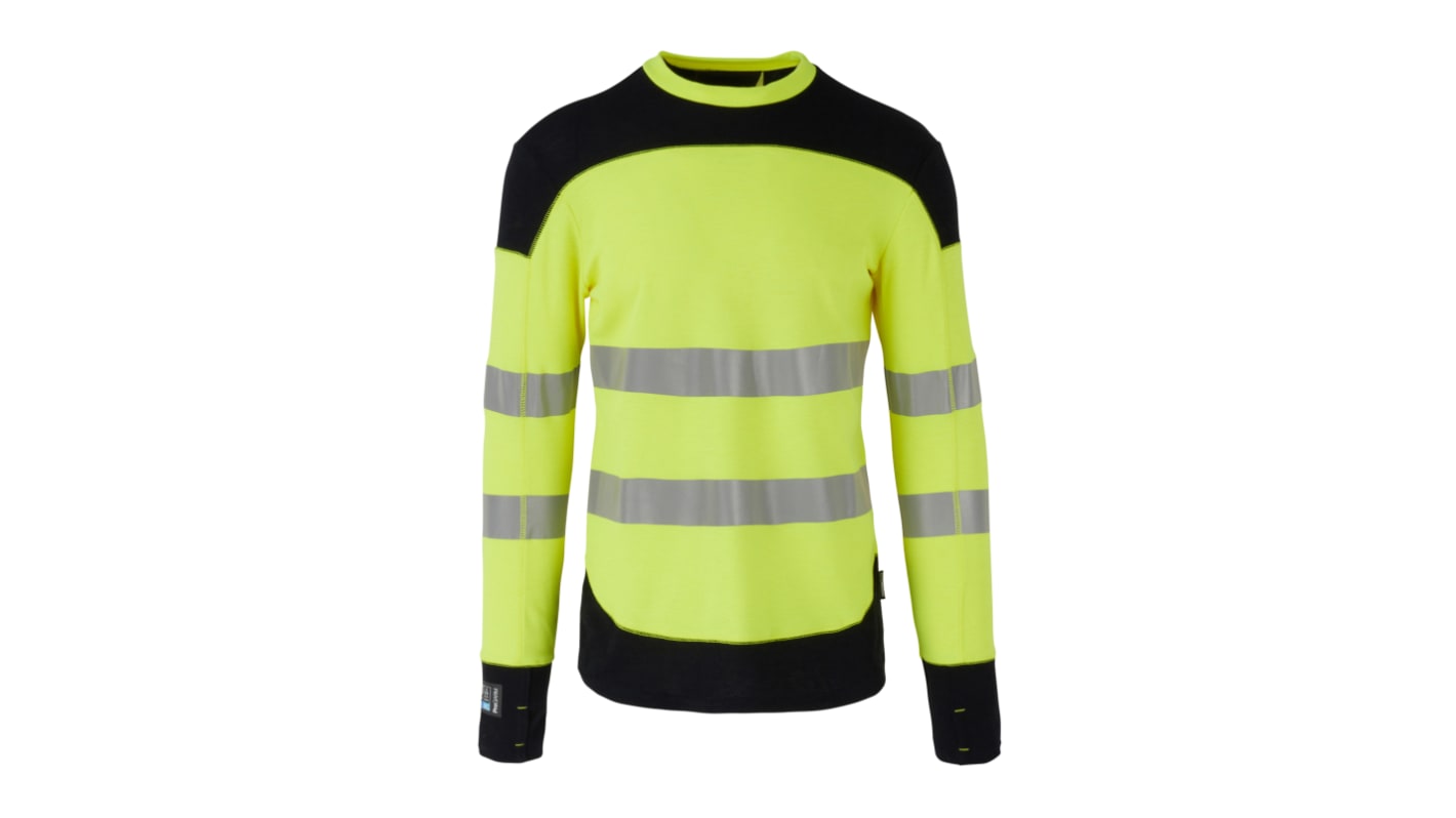 Maglietta alta visibilità Colore giallo a maniche lunghe ProGARM 5486, S per uomo
