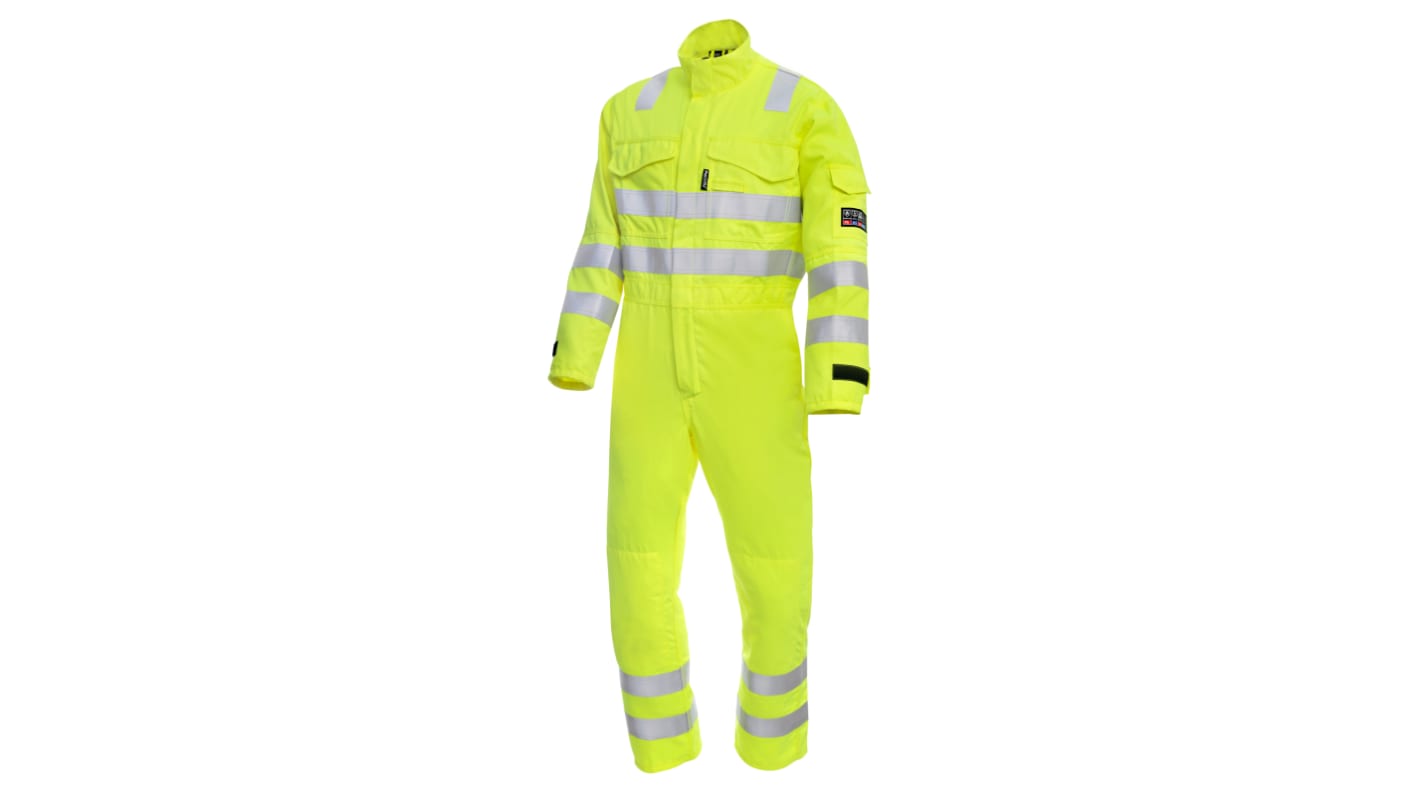 ProGARM Warnschutz-Overalls, 44 Zoll, Wiederverwendbar, , Gelb, Antistatisch, Lichtbogenschutz