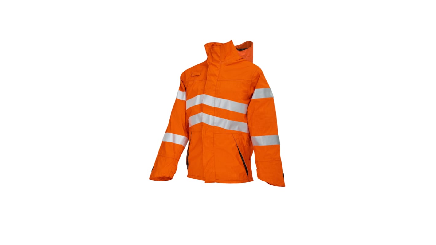 Chaqueta, S, Naranja, Impermeable, a prueba de viento 9422