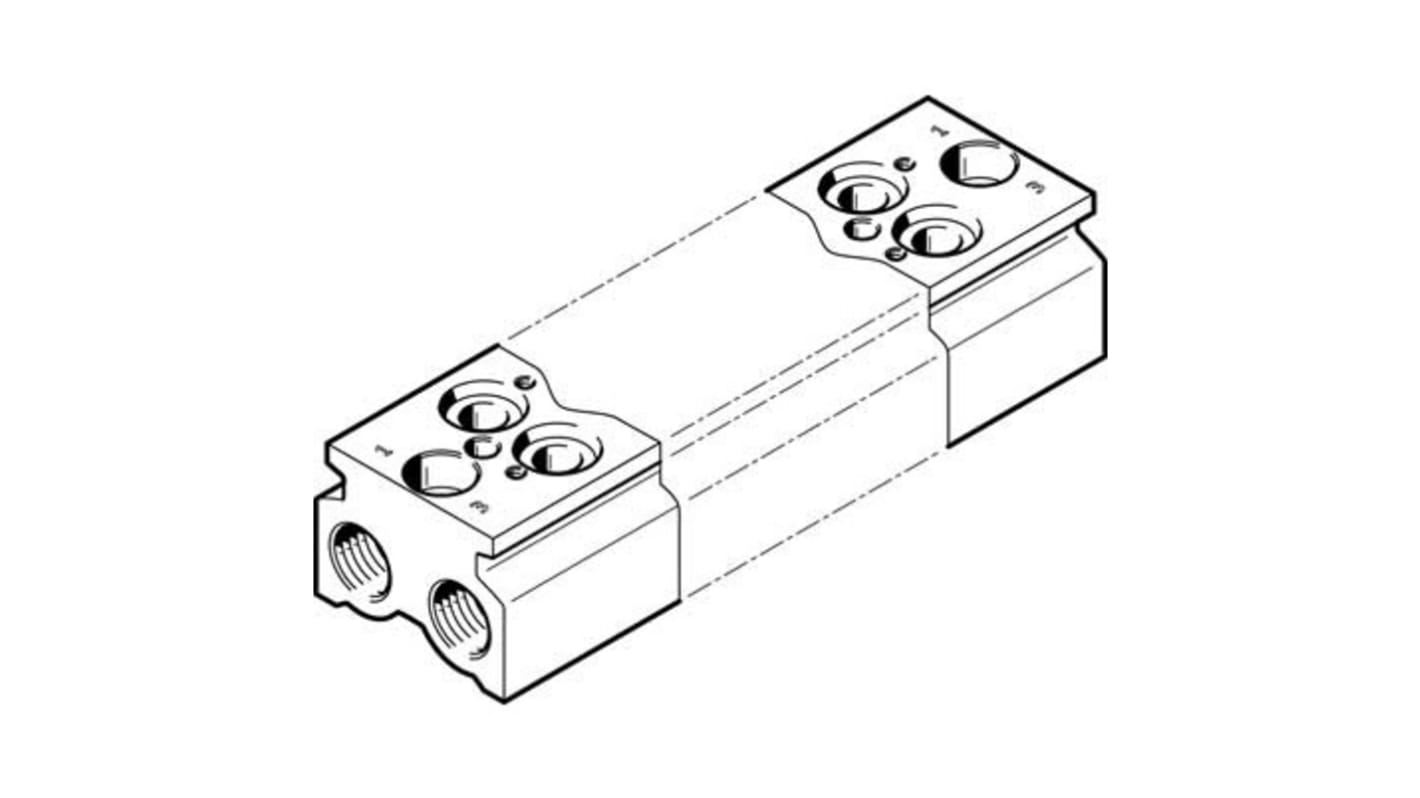 Festo CPE18-3/2-PRS-3/8-10-NPT 空圧マニフォールド継手