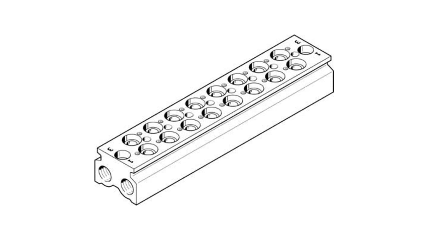 FestoCPE18 Pneumatic Manifold Fitting NPT 3/8 NPT 3/8