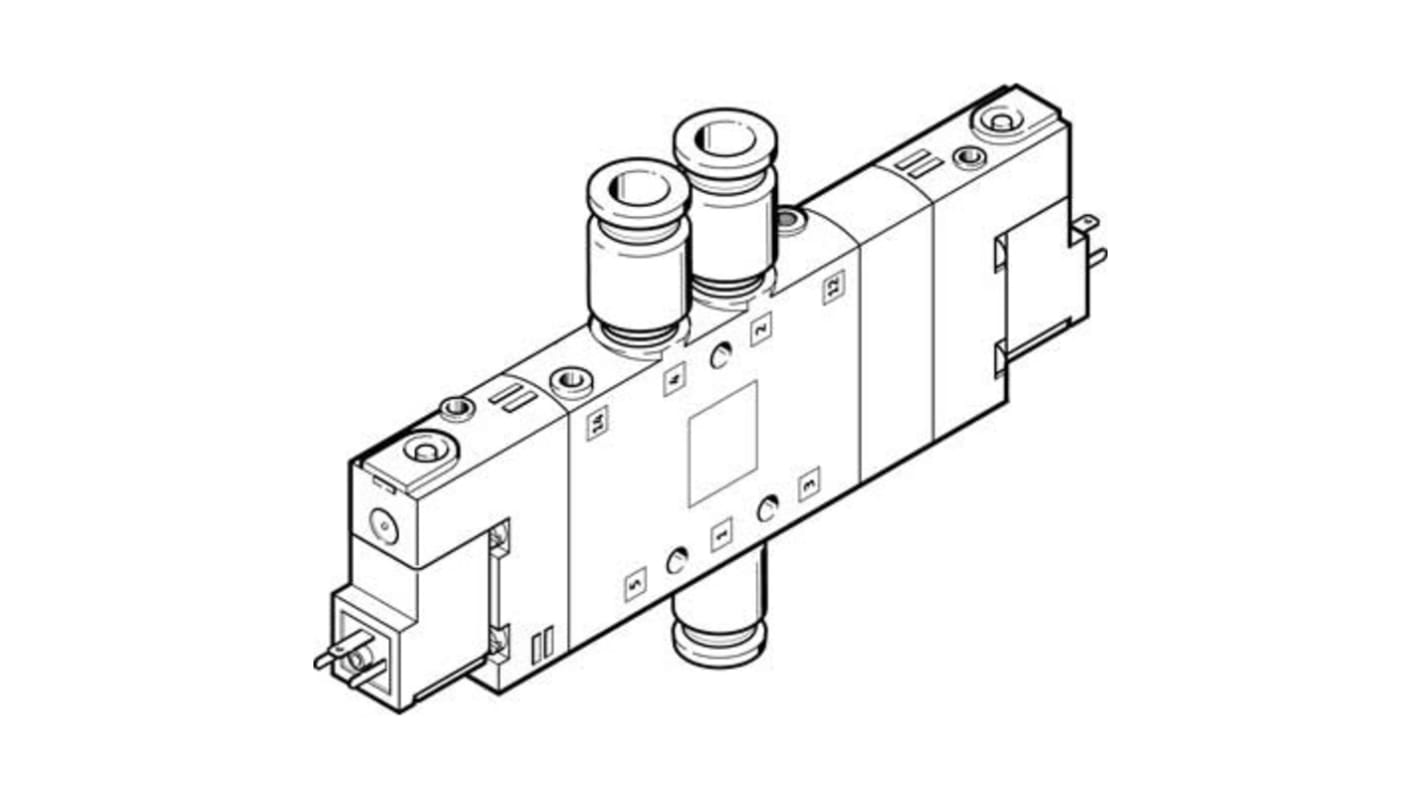 エアソレノイドバルブ Festo CPE18-M2H-5/3B-QS-10