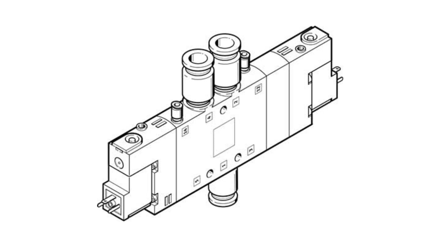 エアソレノイドバルブ Festo CPE18-M2H-5/3BS-QS-10