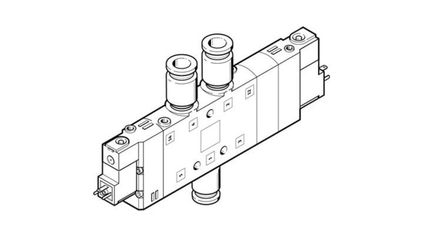 エアソレノイドバルブ Festo CPE24-M1H-5/3B-QS-12