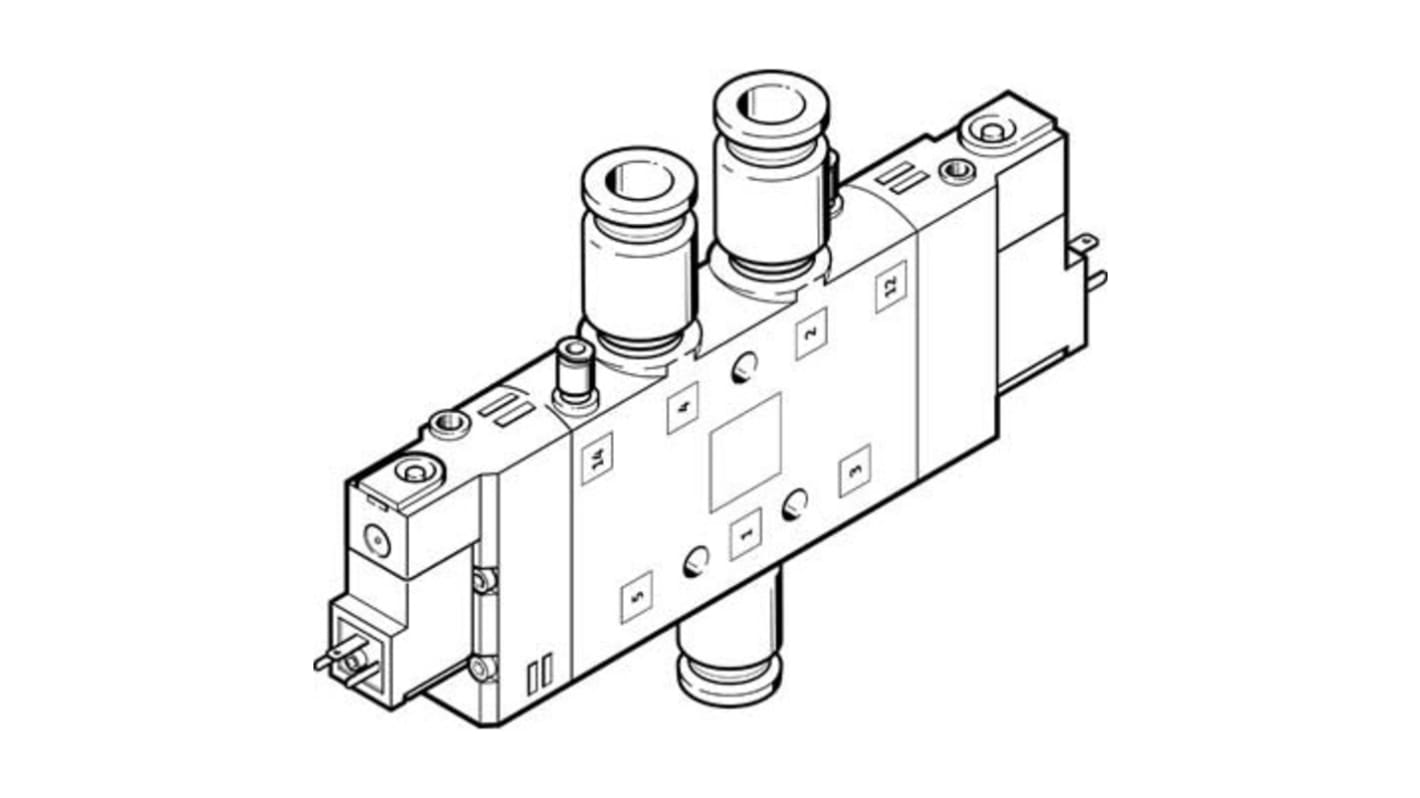 エアソレノイドバルブ Festo CPE24-M2H-5JS-QS-10