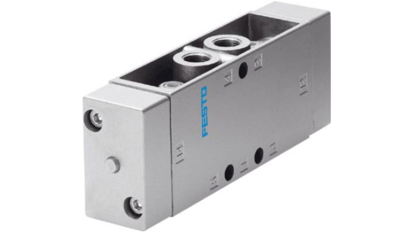 Festo Directional Control Valve type Pneumatic Valve, G G 1/8in to G G 1/8in, 10 bar