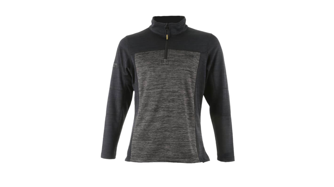 Forro polar de trabajo DeWALT de color Gris/negro, talla 12, para Mujer, serie Charlotte, Poliéster