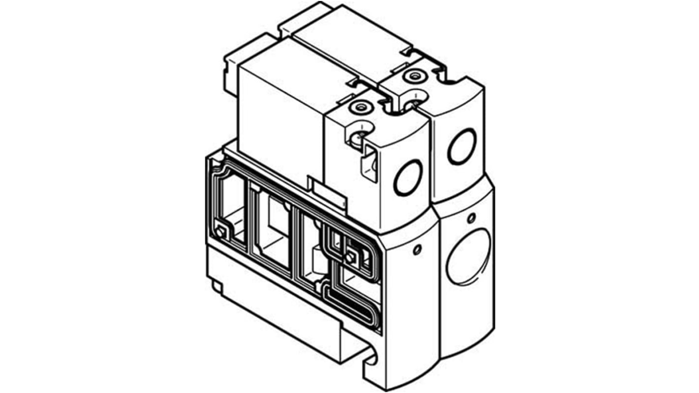 エアソレノイドバルブ Festo CPVSC1-M4H-J-H-M5