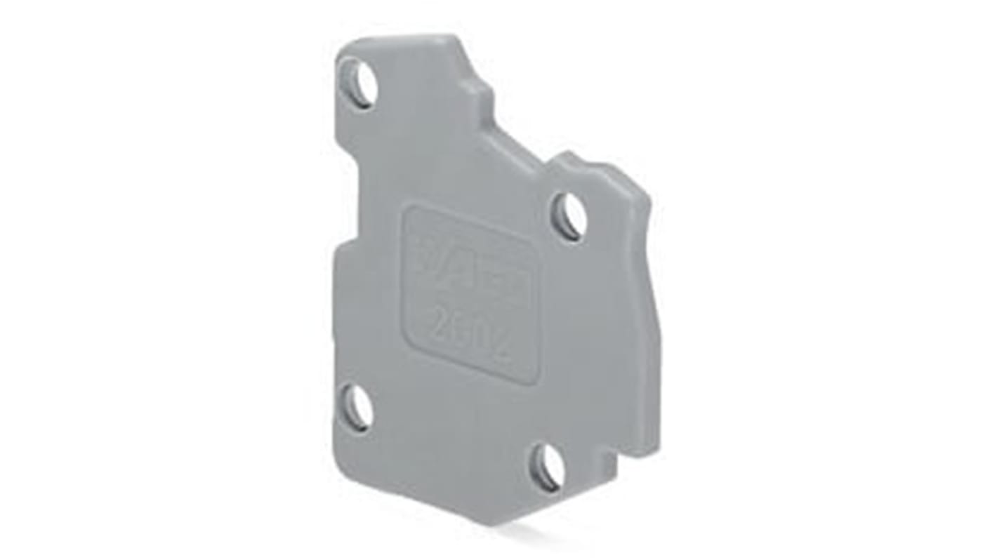 Wago TOPJOB S Series End Plate for Use with DIN Rail Terminal Block