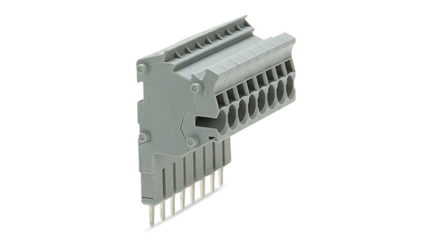 Wago TOPJOB S Series Modular Connector for Use with DIN Rail Terminal Block, 24A