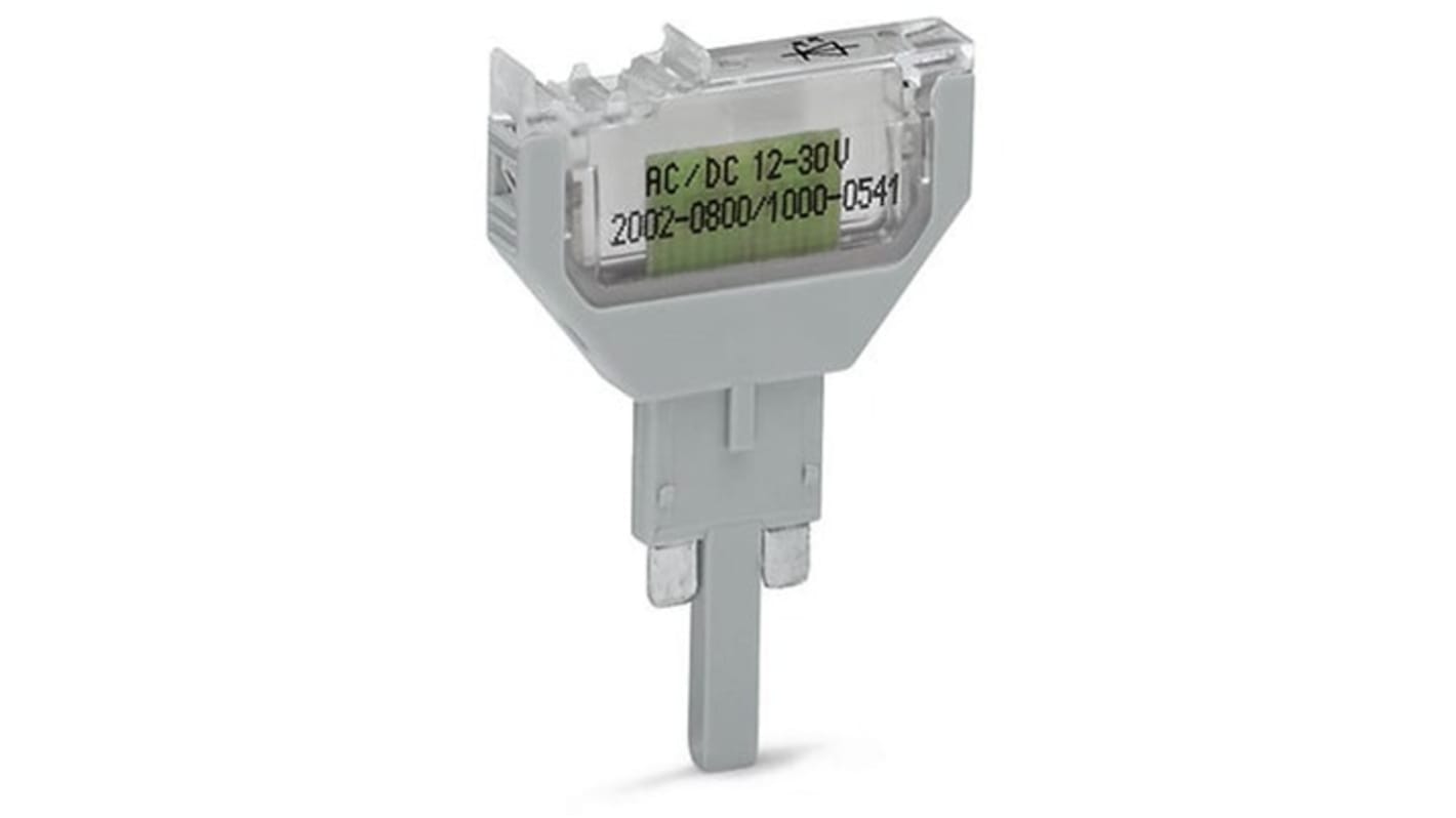 Wago TOPJOB S Series Component Plug for Use with DIN Rail Terminal Block, 3mA