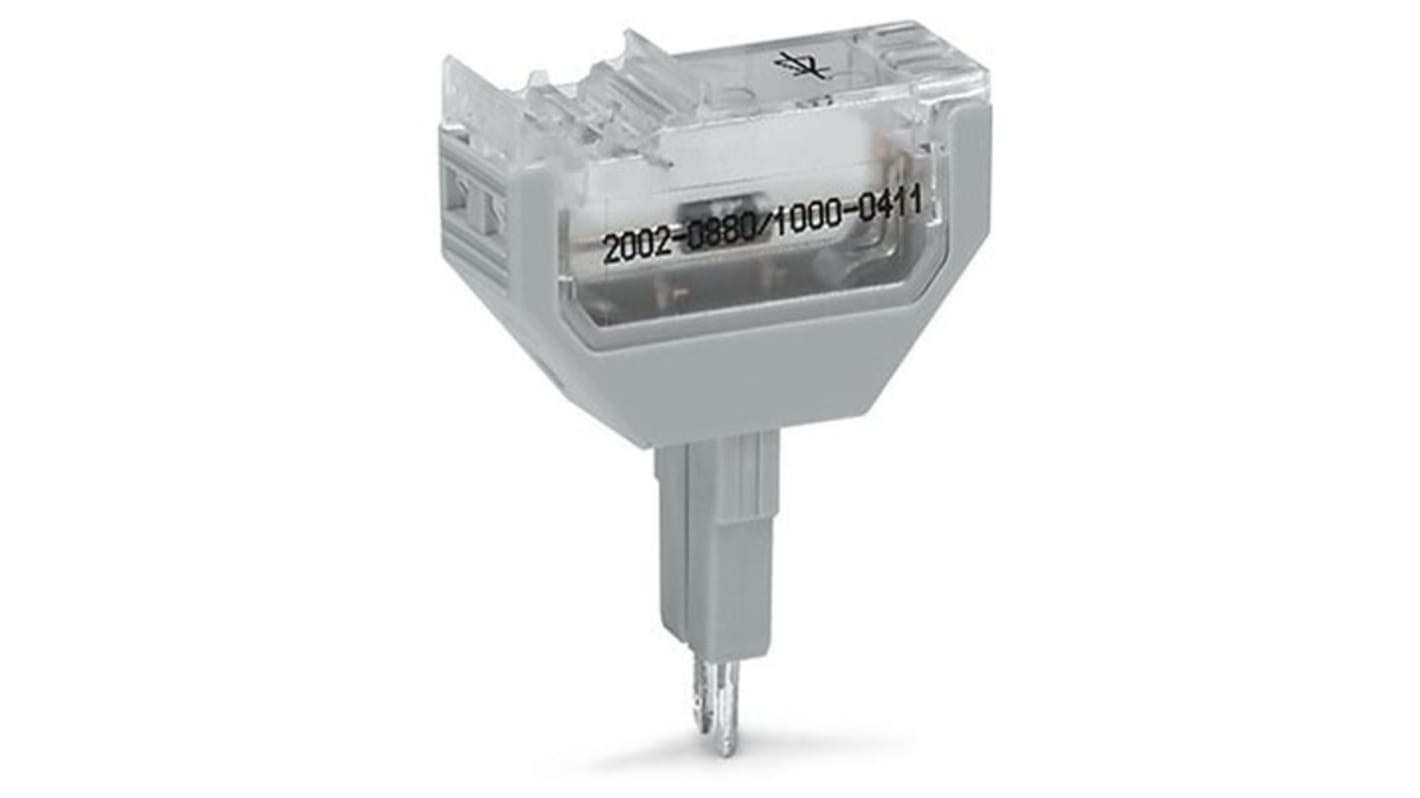 Wago TOPJOB S Series Component Plug for Use with DIN Rail Terminal Block, 500mA