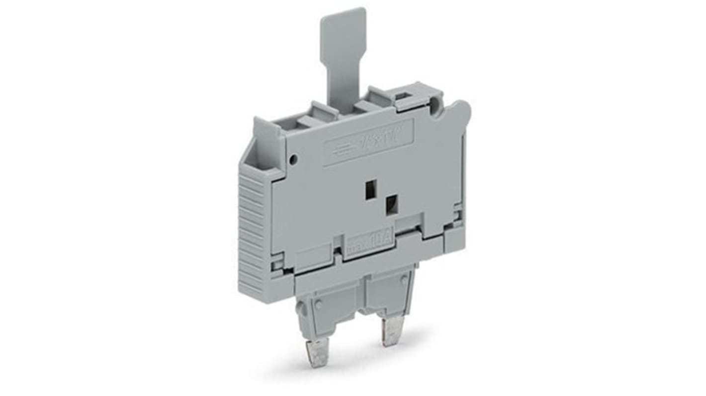 Wago TOPJOB S Series Fuse Plug for Use with DIN Rail Terminal Block, 10A