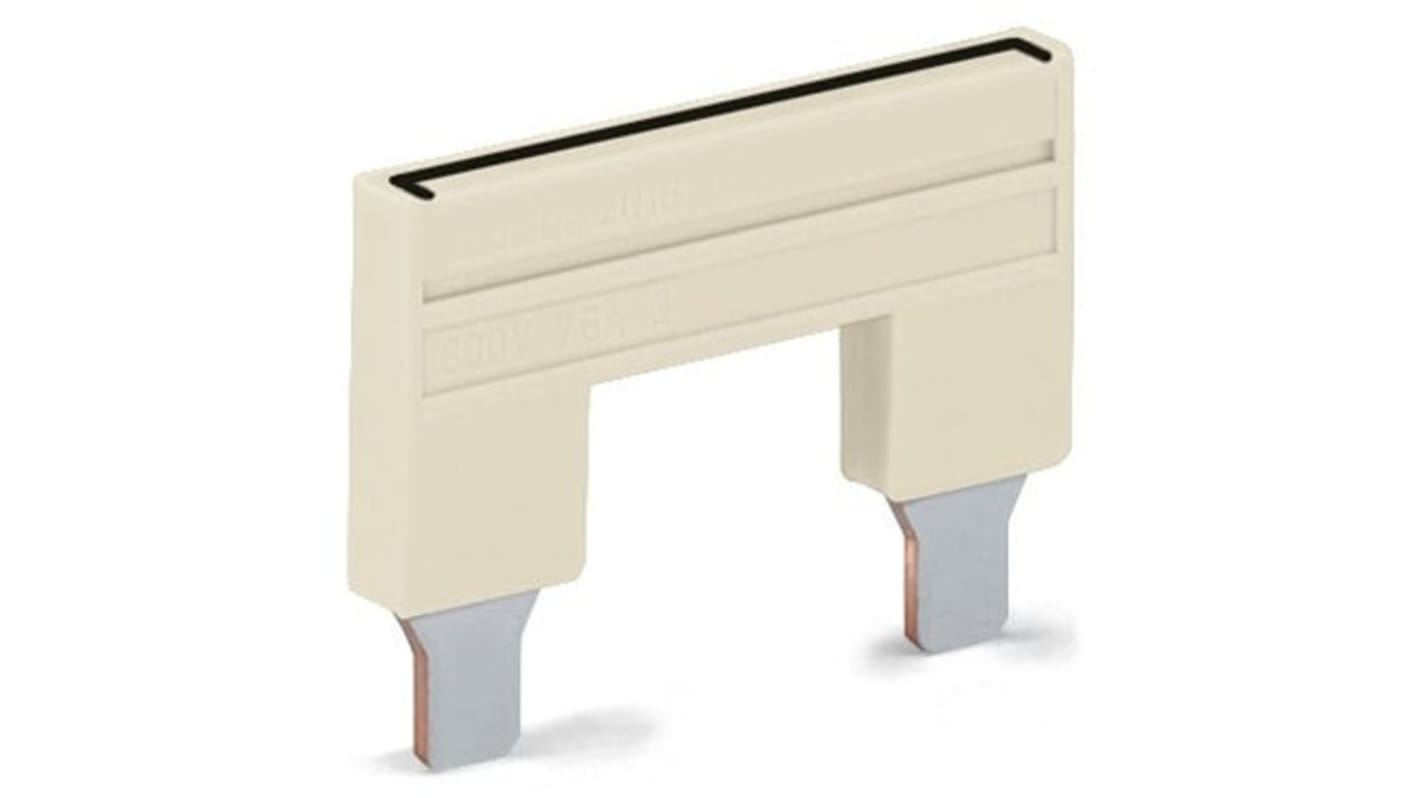 Wago TOPJOB S Series Jumper for Use with DIN Rail Terminal Block, 76A