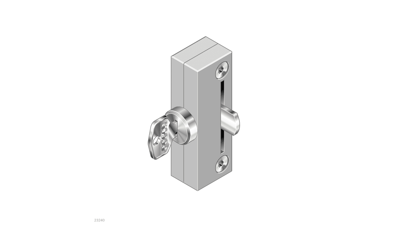 Bosch Rexroth Die Cast Zinc Different Lock, EcoSafe, 8 mm, 10 mm Slot, 30 x 30 mm Strut Profile