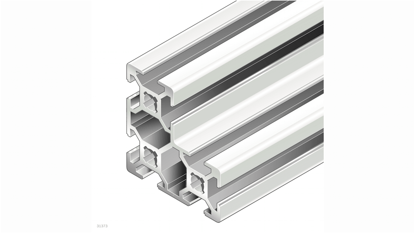 Bosch Rexroth Natural Aluminium Profile Strut, 20 x 40 x 40 mm, 6mm Groove, 40mm Length, Series 38425