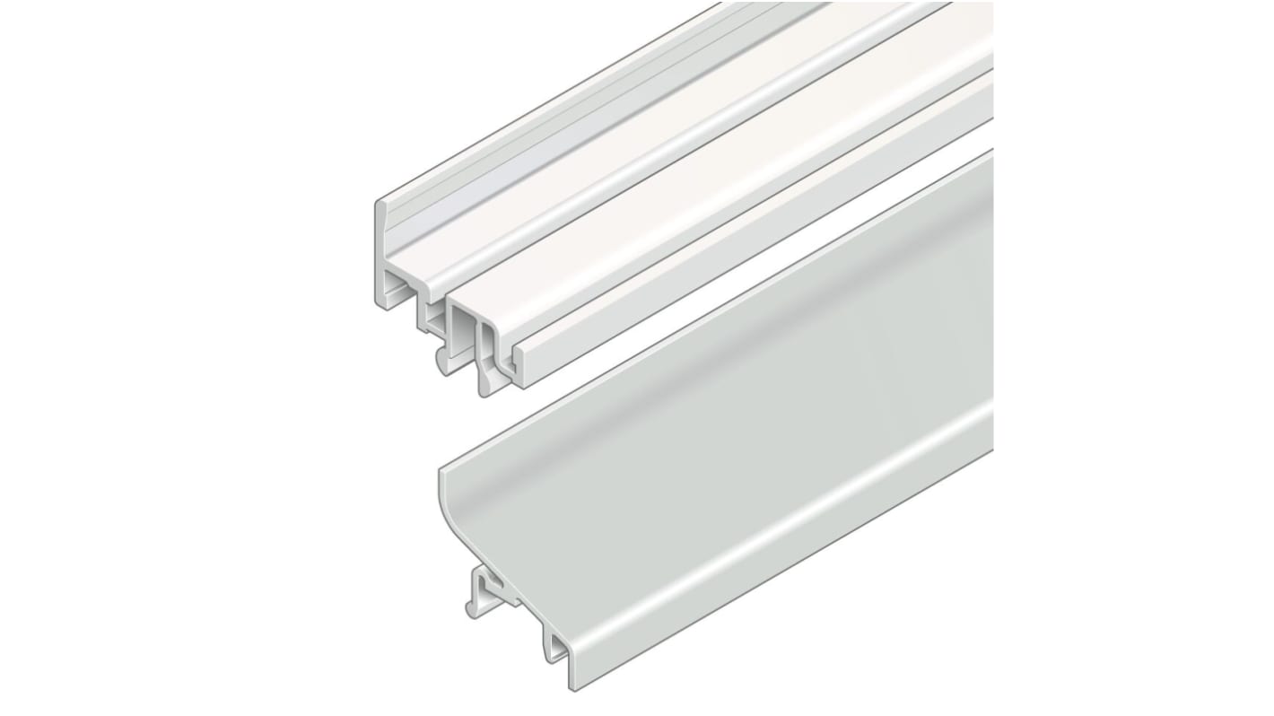 Bosch Rexroth Grey Aluminium Panel Strip, 8mm Groove Size, 2m Length