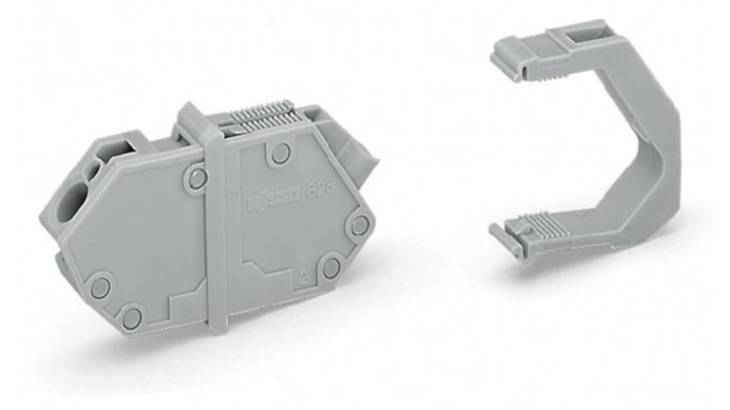 Wago 826 Series Terminal Block, 1-Way, 32A, 28 → 12 AWG Wire, Cage Clamp Termination