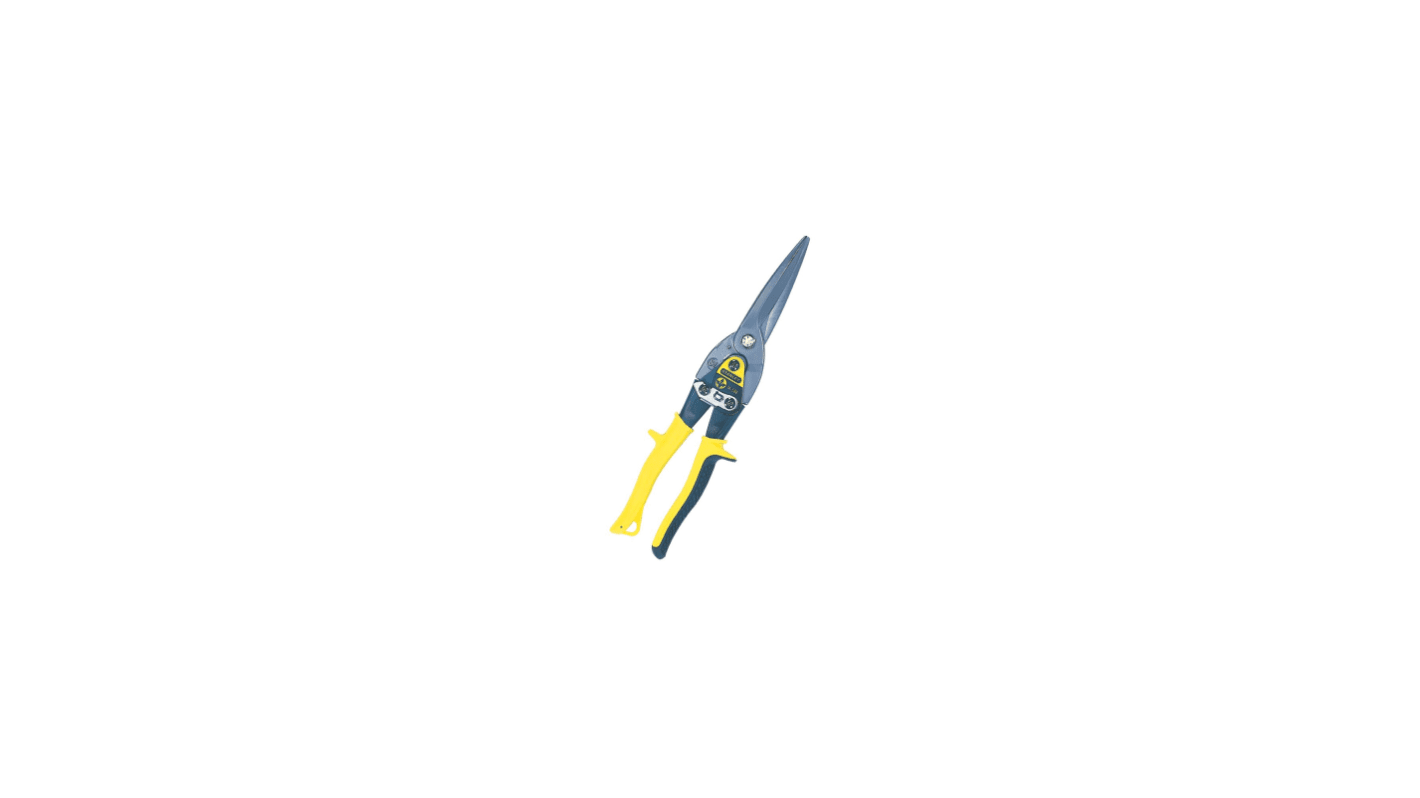 Stanley 300 mm Straight Snips for Aluminium, Cardboard, Leather, PVC, Rubber, Steel